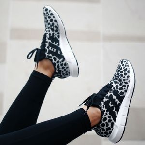 Adidas Swift Run Shoes --- Leopard / Cheetah Print